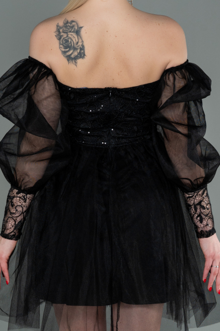 Partykleid Kurz Schwarz ABK1745
