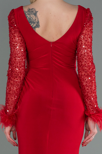 Abendkleid Lang Rot ABU3008