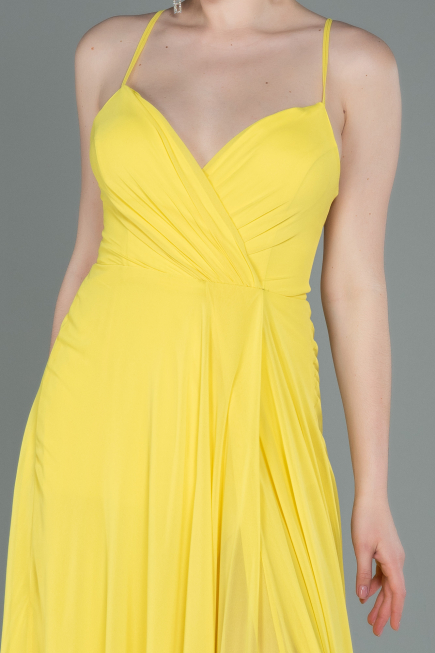 Abendkleid Lang Gelb ABU1305