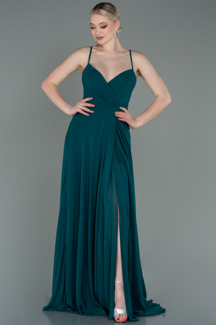 Abendkleid Lang Smaragdgrün ABU1305