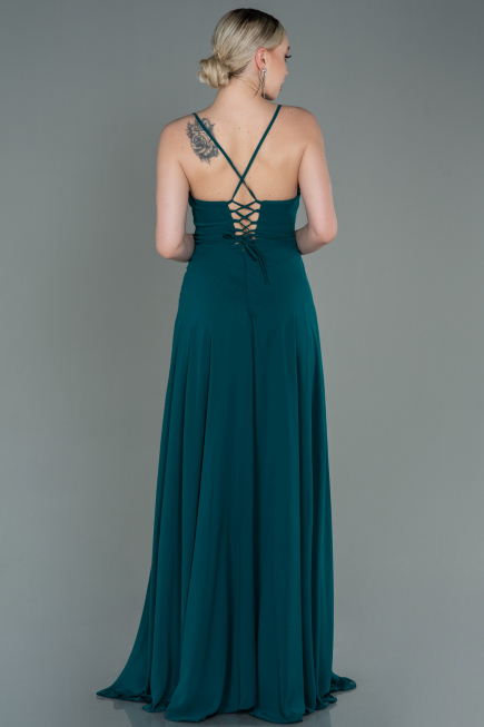 Abendkleid Lang Smaragdgrün ABU1305