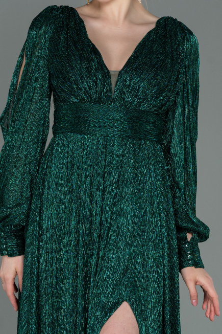 Smaragdgrün Abendkleid Lang ABU2905