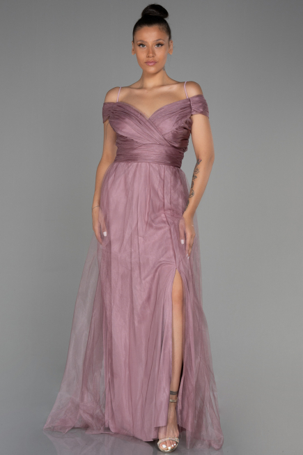Altrosa Abendkleid Lang ABU2336