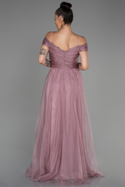 Altrosa Abendkleid Lang ABU2336