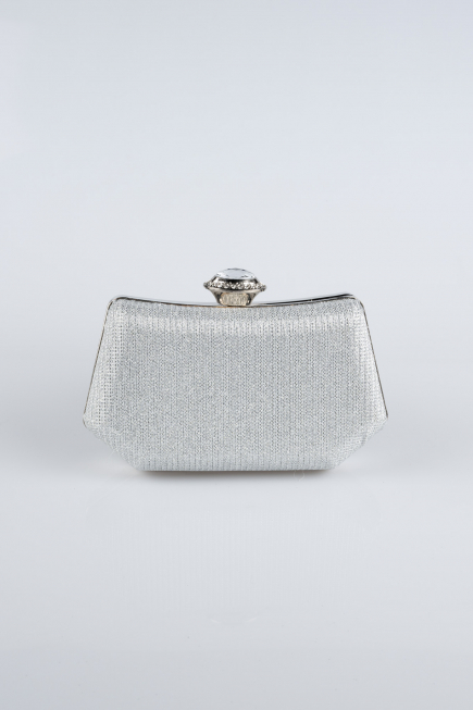 Abendtasche Silber SH812