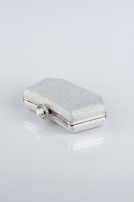 Abendtasche Silber SH812