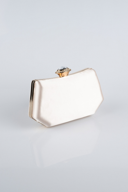 Abendtasche Satin Beige SH812