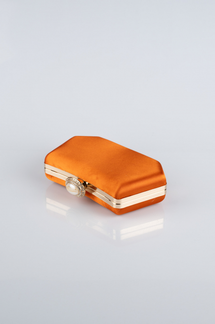 Abendtasche Satin Orange SH812