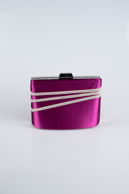 Abendtasche Satin Violett SH822