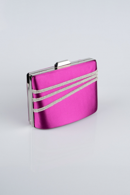 Abendtasche Satin Violett SH822