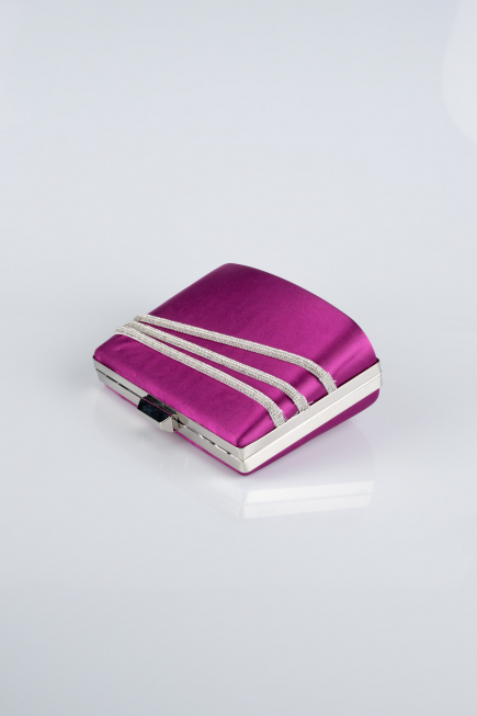 Abendtasche Satin Violett SH822
