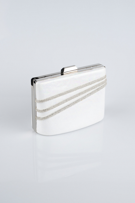 Abendtasche Verputz Weiß SH822