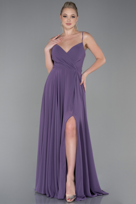 Abendkleid Lang Lavendel ABU1305