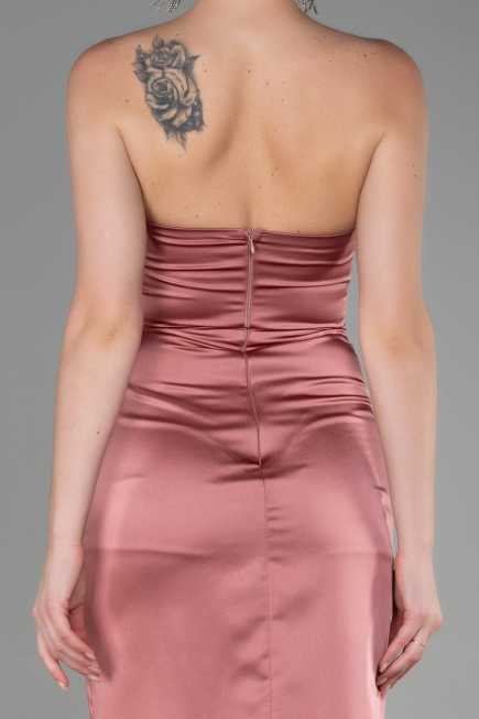 Partykleid Midi Satin Zwiebelschale ABK1845