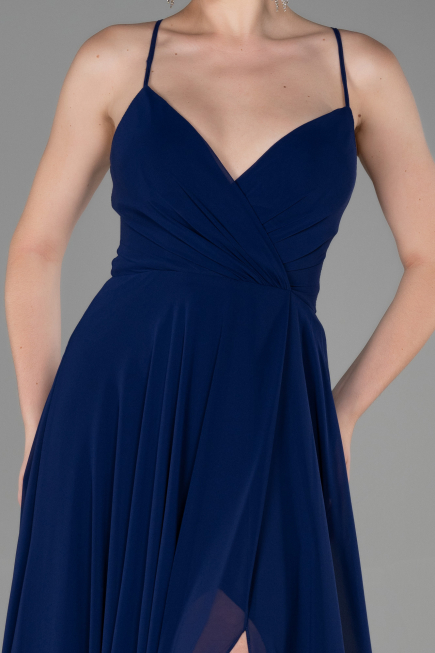 Marineblau Abendkleid Lang ABU1305