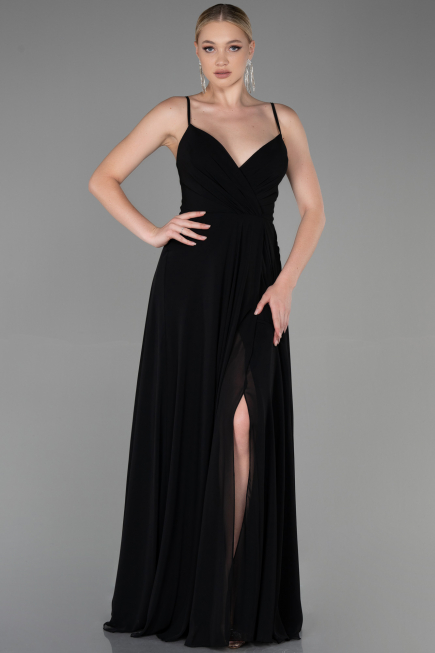 Abendkleid Lang Schwarz ABU1305
