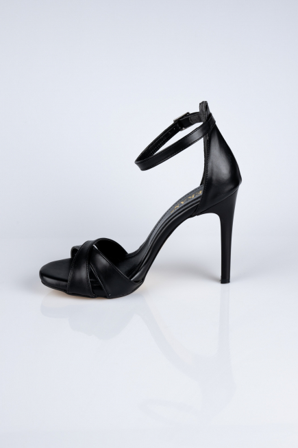 Party-Schuhe Leder Schwarz ABD1952