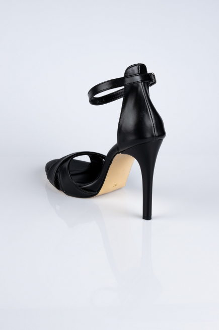 Party-Schuhe Leder Schwarz ABD1952