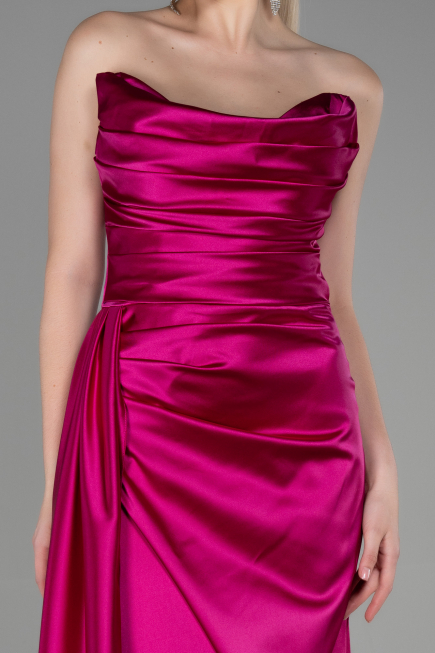 Abschlusskleid Lang Fuchsie ABU1775