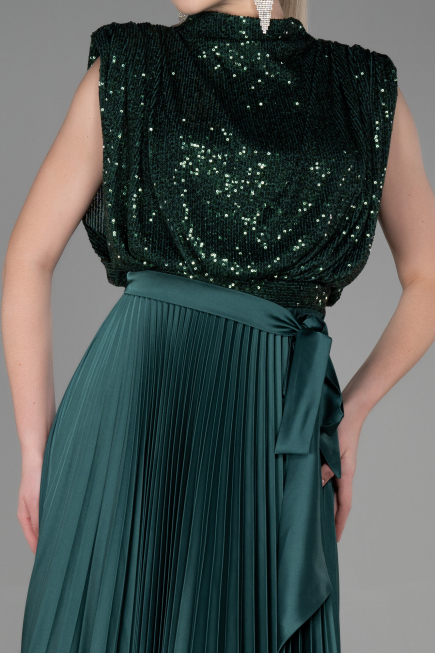 Abendkleid Lang Smaragdgrün ABU3326