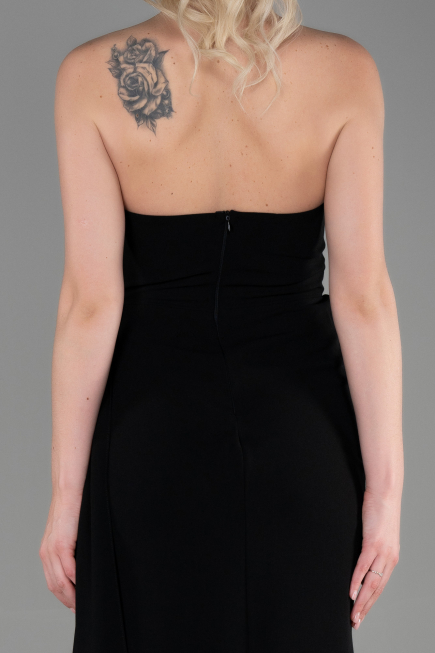 Abschlusskleid Lang Schwarz ABU3344
