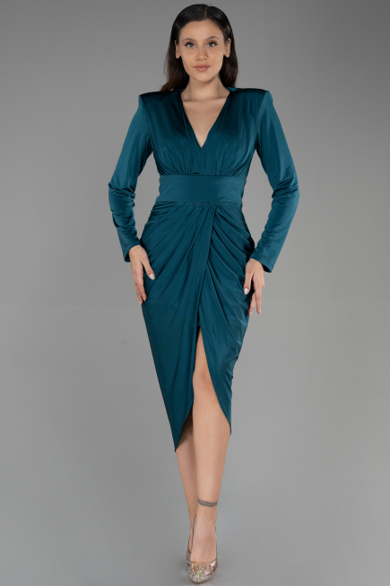 Partykleid Midi Smaragdgrün ABK1861