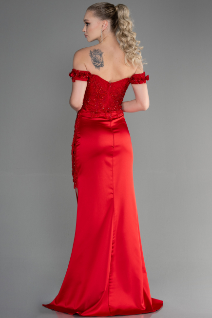 Abendkleid Lang Rot ABU3384