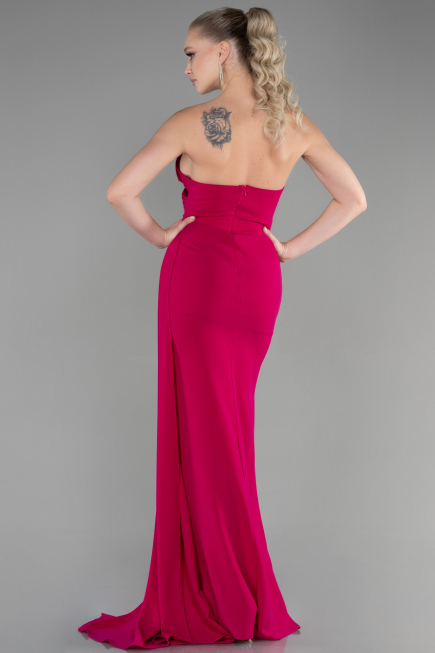 Abschlusskleid Lang Fuchsie ABU3344