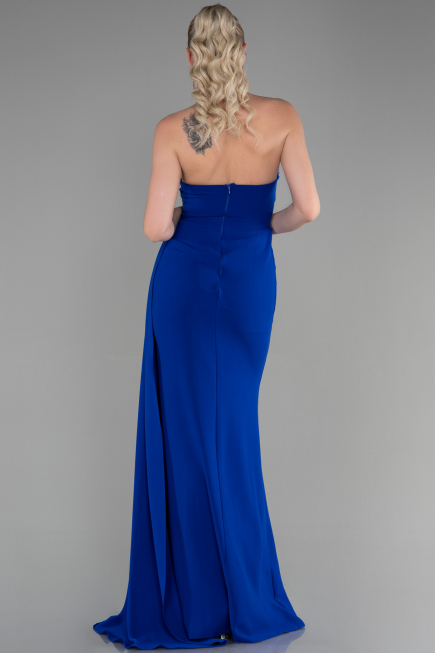 Abschlusskleid Lang Sächsischblau ABU3344