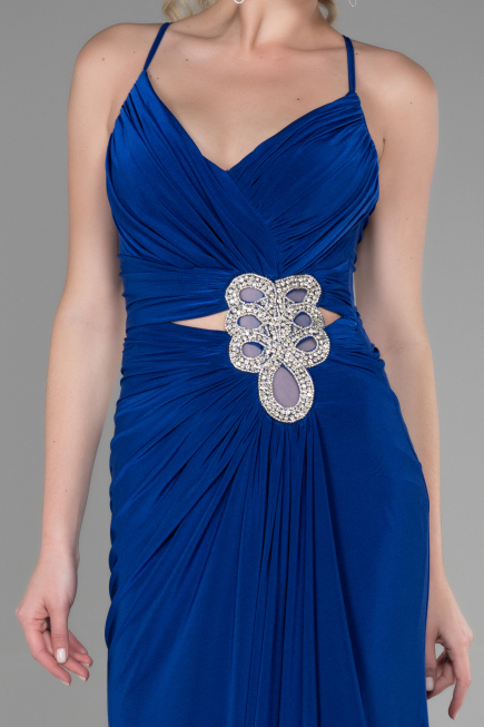Abendkleid Lang Sächsischblau ABU3363