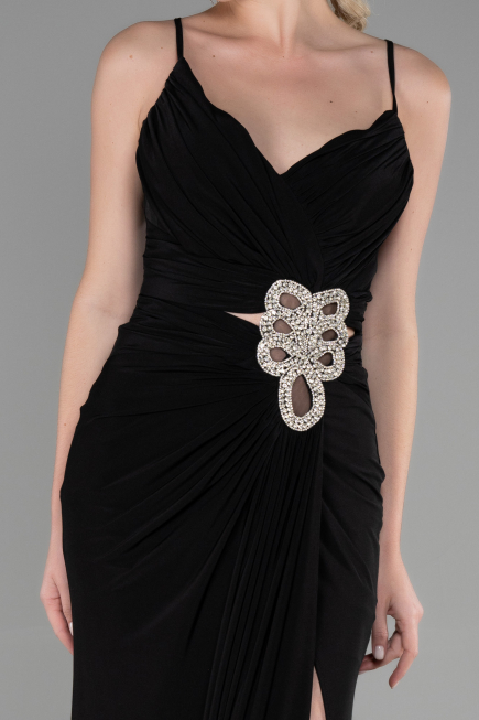 Abendkleid Lang Schwarz ABU3363