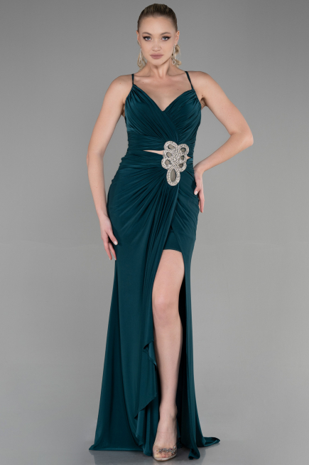 Abendkleid Lang Smaragdgrün ABU3363