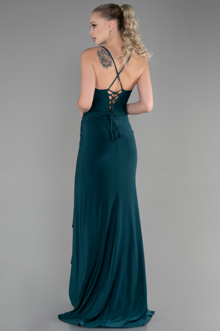 Abendkleid Lang Smaragdgrün ABU3363