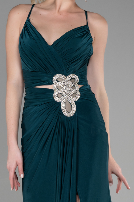 Abendkleid Lang Smaragdgrün ABU3363