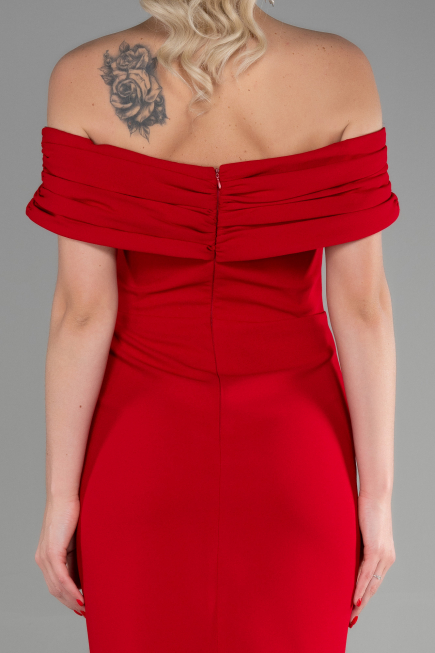 Partykleid Midi Rot ABK1902