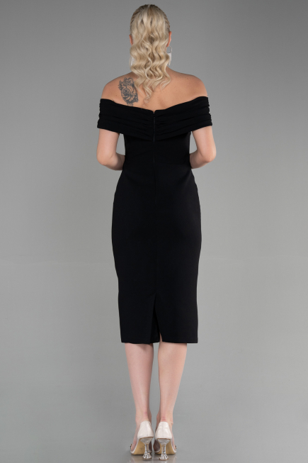 Partykleid Midi Schwarz ABK1902