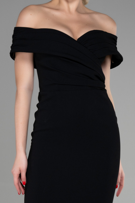 Partykleid Midi Schwarz ABK1902