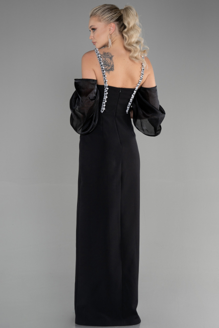 Partykleid Lang Schwarz ABU2911