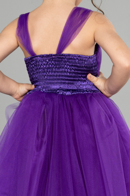 Abendkleid für Kinder Lang Violette ABU3031
