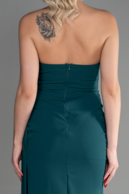 Abschlusskleid Lang Smaragdgrün ABU3344