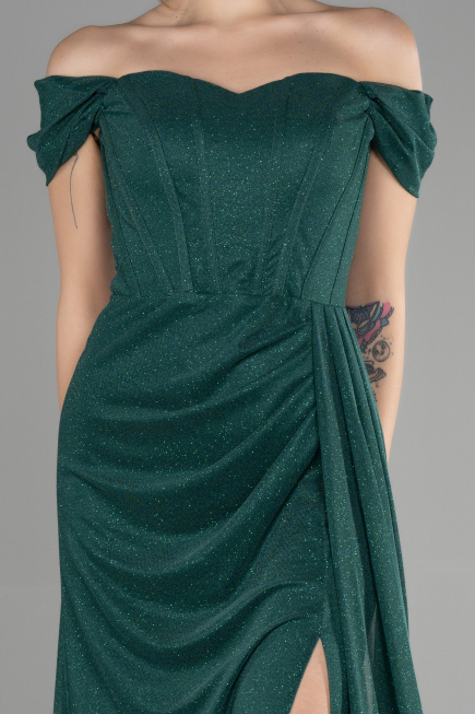 Abschlusskleid Lang Smaragdgrün ABU3472