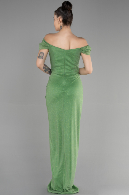 Abschlusskleid Lang Pistaziengrün ABU3473