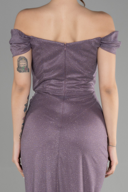 Abschlusskleid Lang Lavendel ABU3473