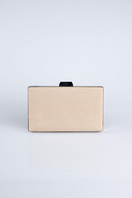 Abendtasche Wildleder Hautfarben SH801