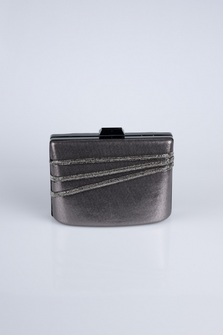 Abendtasche Verputz Platin SH822