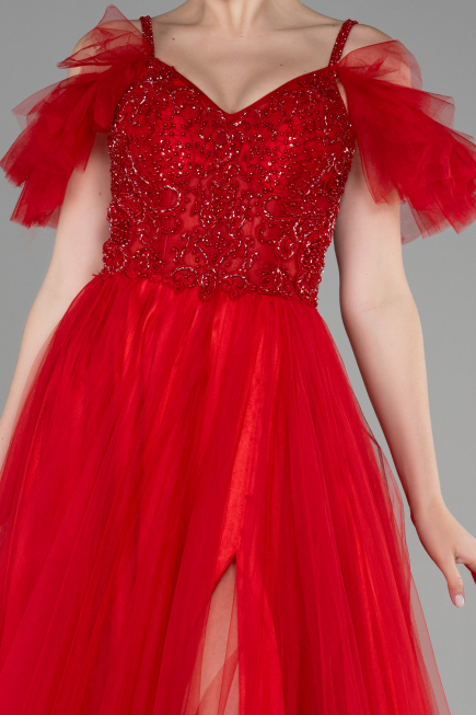 Abendkleid Lang Rot ABU3500