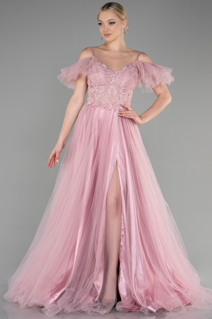 Abendkleid Lang Puder ABU3500