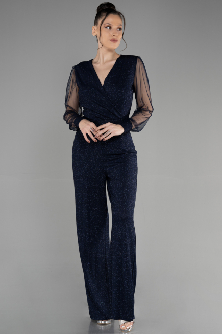 Abendkleid Marineblau ABT012