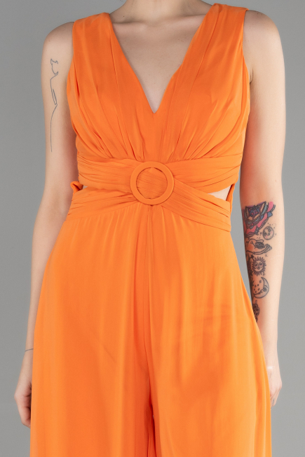 Partykleid Chiffon Orange ABT075