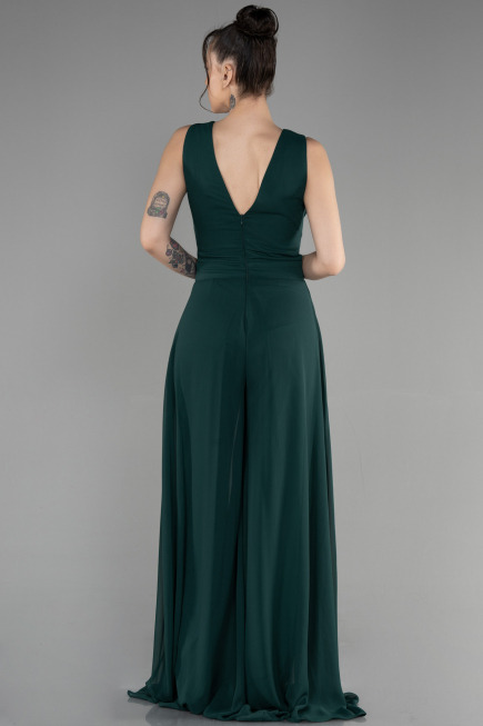 Smaragdgrün Partykleid Chiffon ABT075